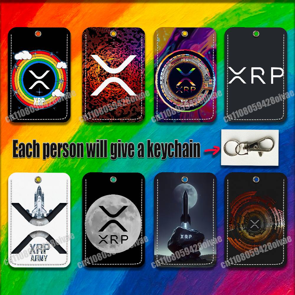 Leather Work Bag - Xrp Ripple Crypto Digital Currency For