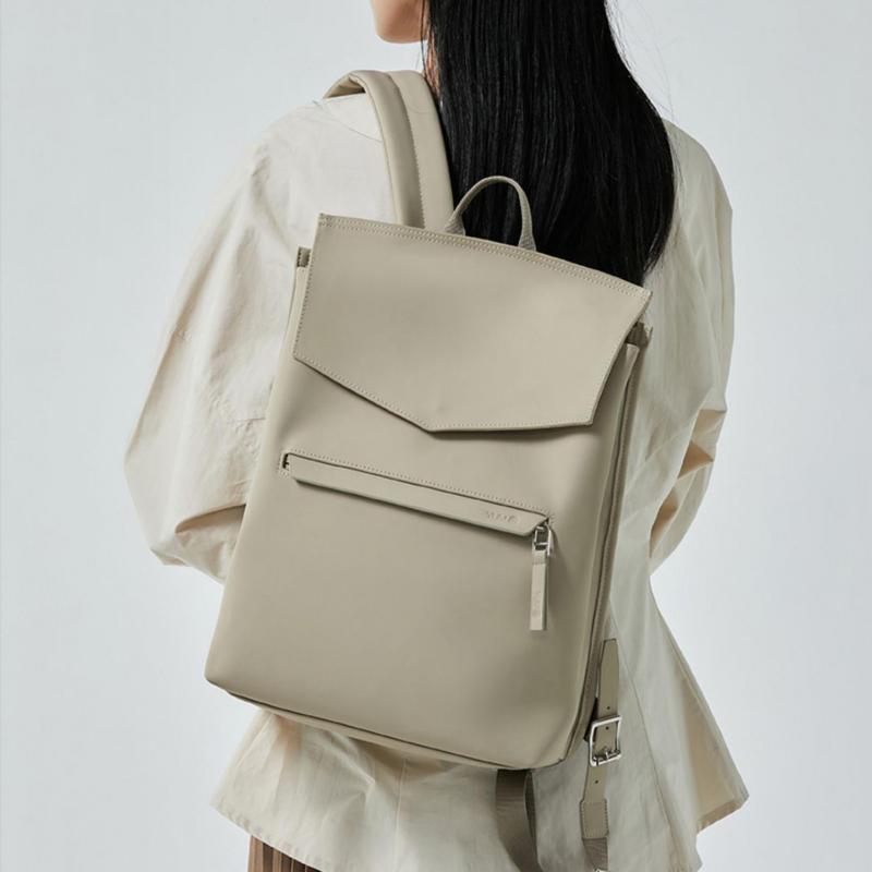 Leather Work Bag - Fashion New Japanese And Korean Simple