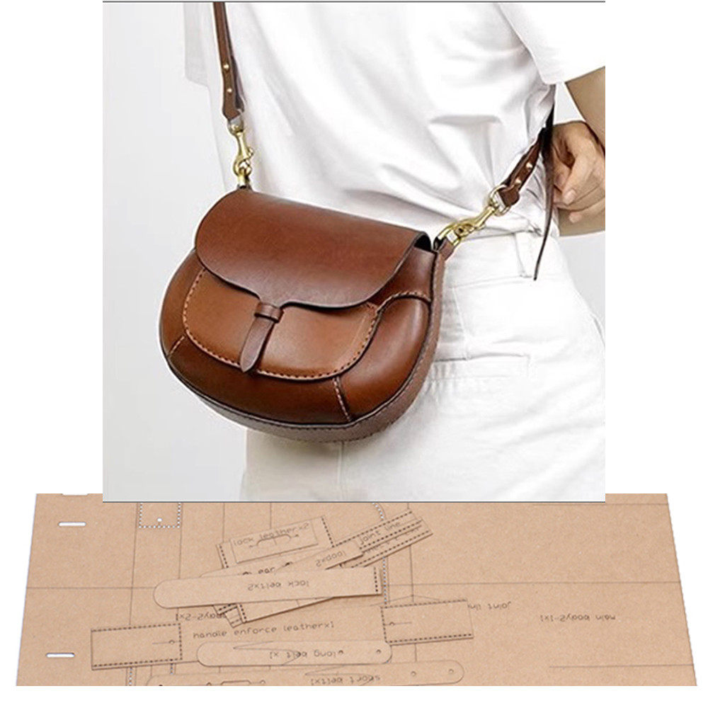 Leatherwork Templates - diy Leather craft women saddle shoulder