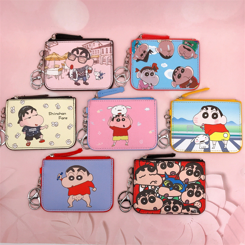 Leather Work Japan - Kawaii Cartoon Crayon Shinchan Card Holder