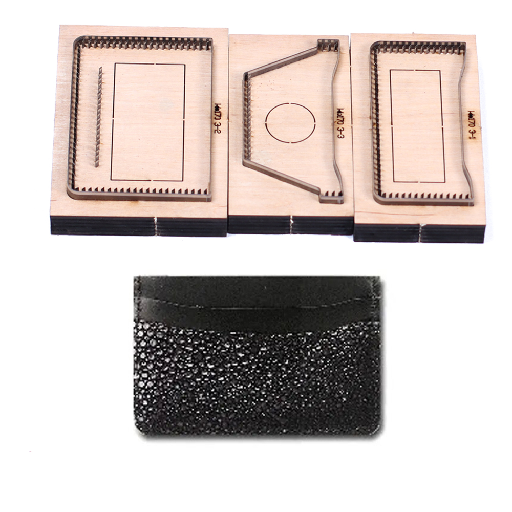 Leatherwork Templates - DIY leather craft card easy take