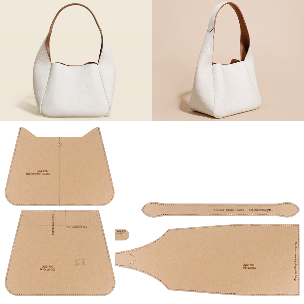 Leatherwork Templates - 1set DIY Sewing Paper Pattern, Kraft