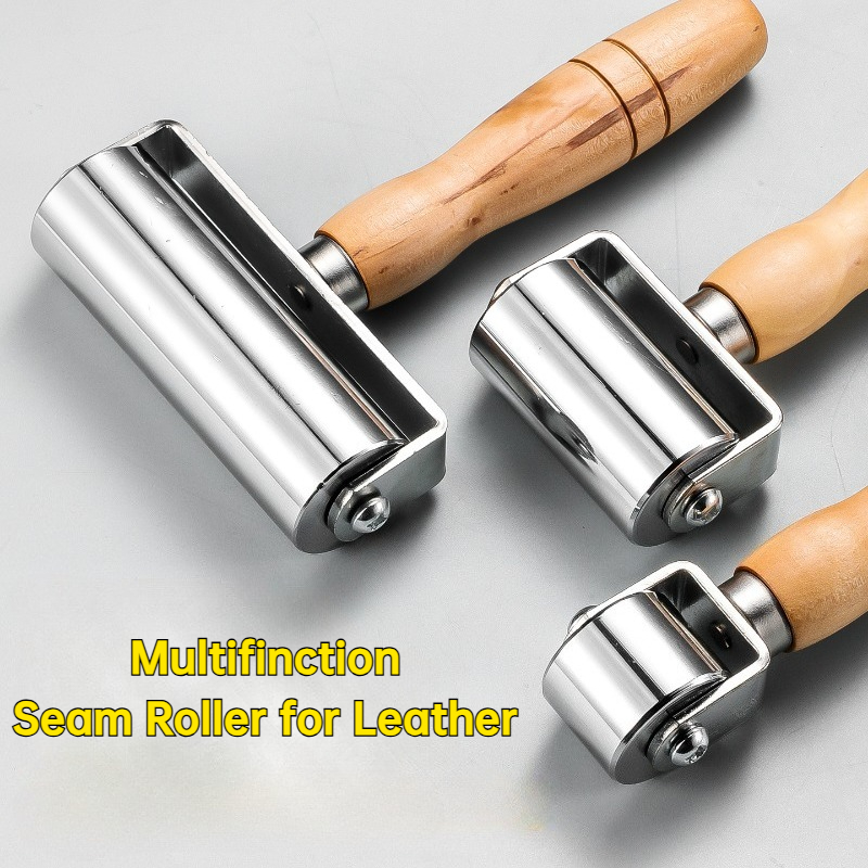 Leatherwork Edge Creaser - 3 Size Leather Edge Roller Creaser