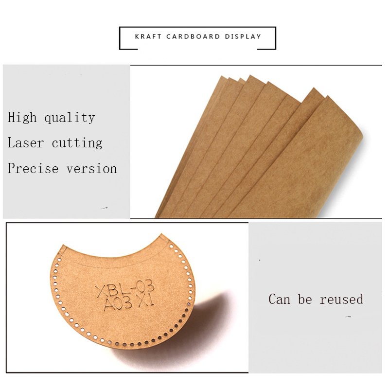 Tự Làm Giấy Kraft Bản Mẫu Túi  - đánh giá và giá Leatherwork Templates