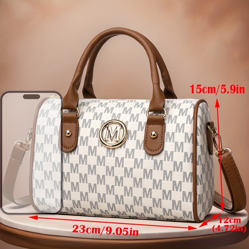 Women Alphabet Shoulder Bag wi - đánh giá và giá Leatherwork Logo