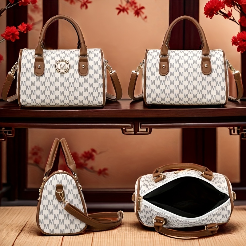 Women Alphabet Shoulder Bag wi - đánh giá và giá Leatherwork Logo