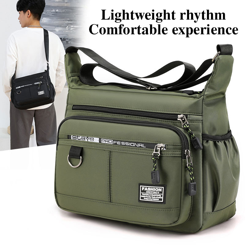 Men's Messenger Bag Crossbody  - đánh giá và giá Leather Work Japan