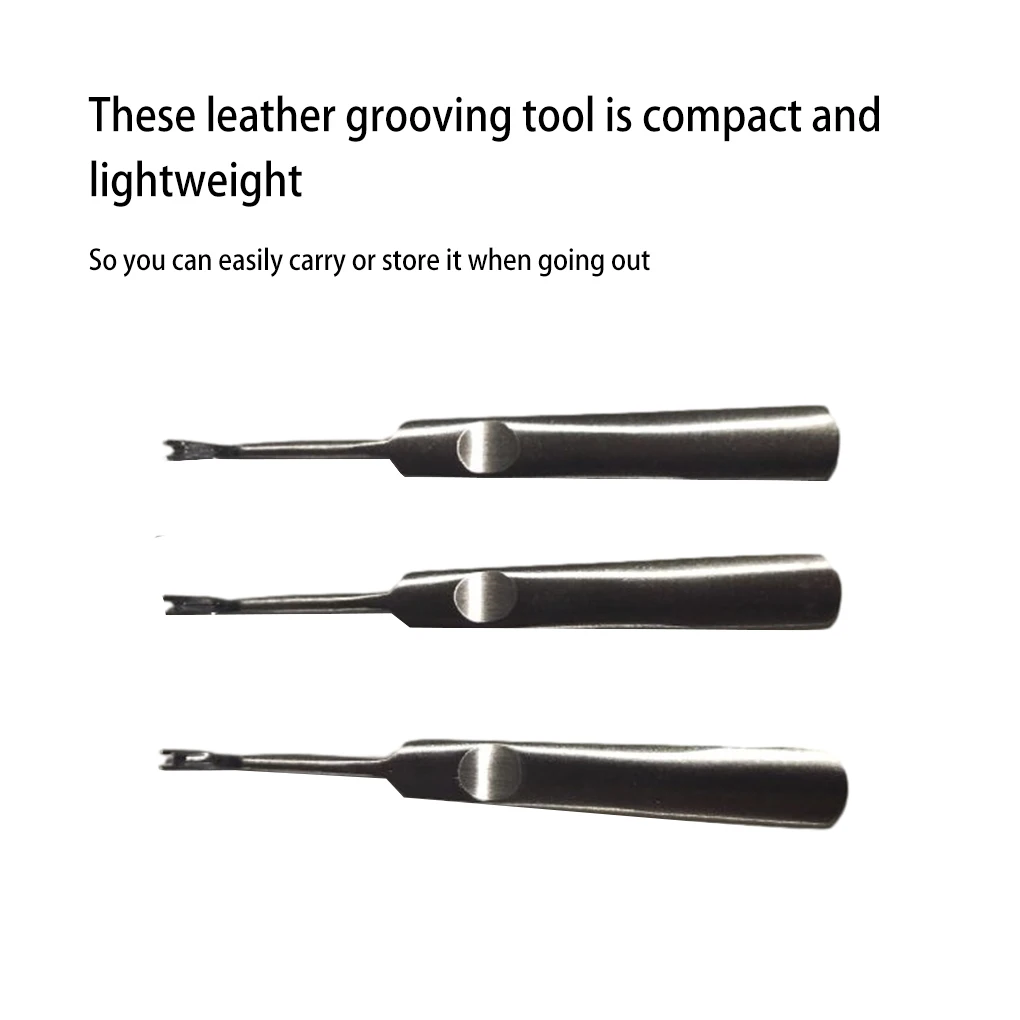 3Pcs Leather Groover Kit U V S - đánh giá và giá Leatherwork Edge Creaser