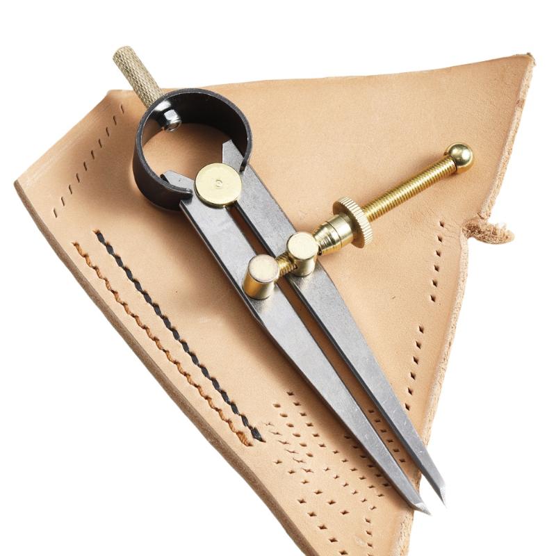 1pc Flat Leg Spring Compass Di - đánh giá và giá Leatherwork Edge Creaser