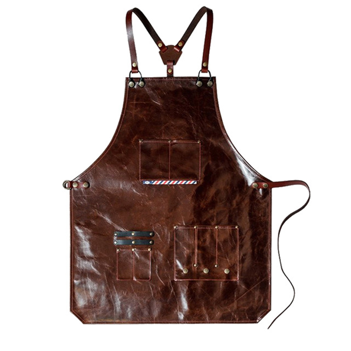 Men's Leather Work Apron with  - đánh giá và giá Leatherwork Workshop