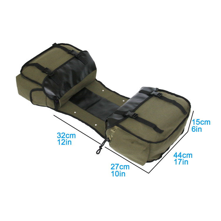 Canvas Leather Rear Saddlebag  - đánh giá và giá Leather Work Bag