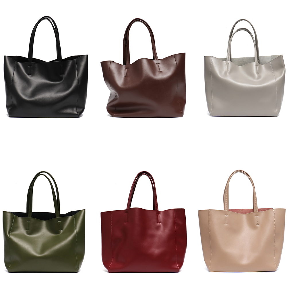 Minimalist Big Tote Bag Women  - đánh giá và giá Leatherwork Workshop