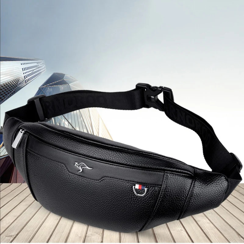 Business Leather Waist Bag Mul - đánh giá và giá Leather Work Bag
