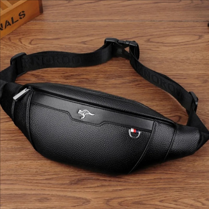 Business Leather Waist Bag Mul - đánh giá và giá Leather Work Bag