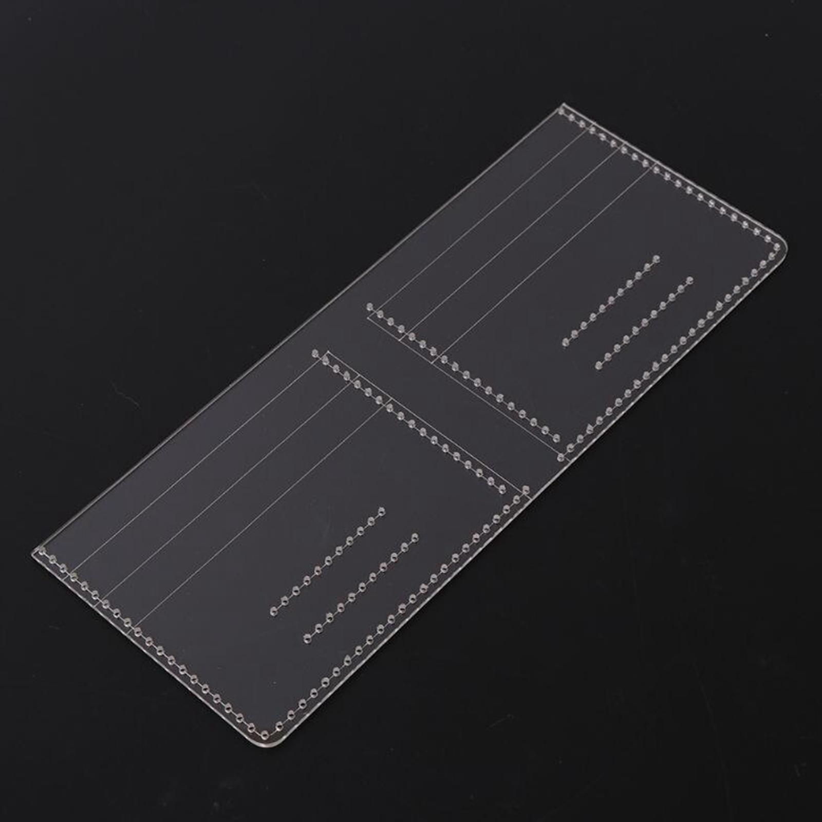 Acrylic Leather Wallet Card Ba - đánh giá và giá Leatherwork Templates