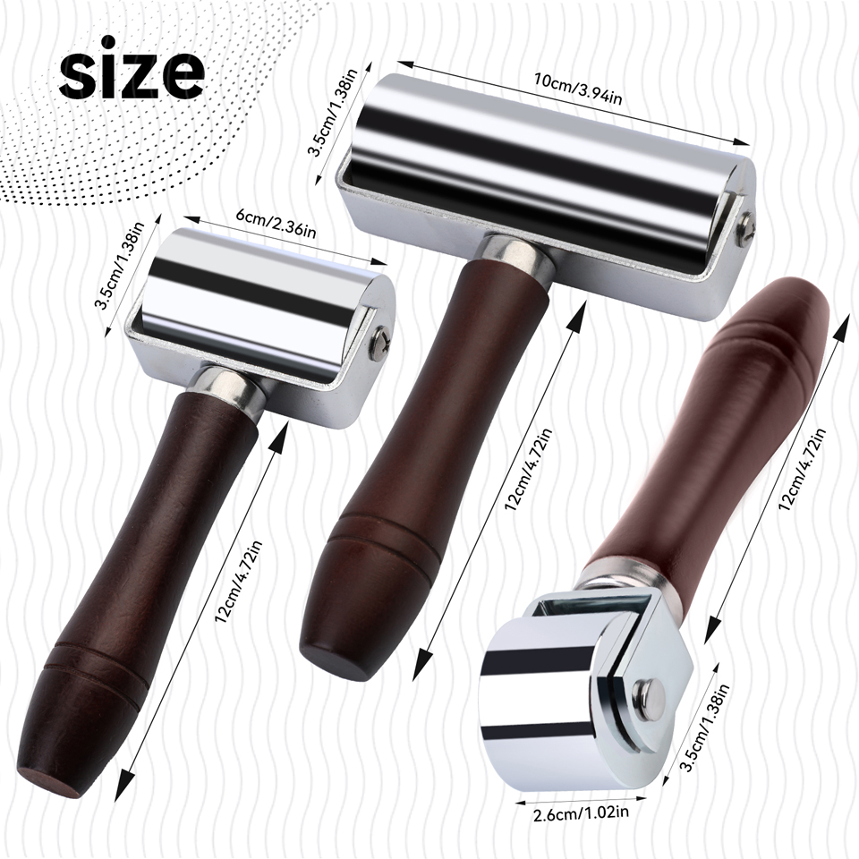 Leather Press Edge Roller with - đánh giá và giá Leatherwork Edge Creaser