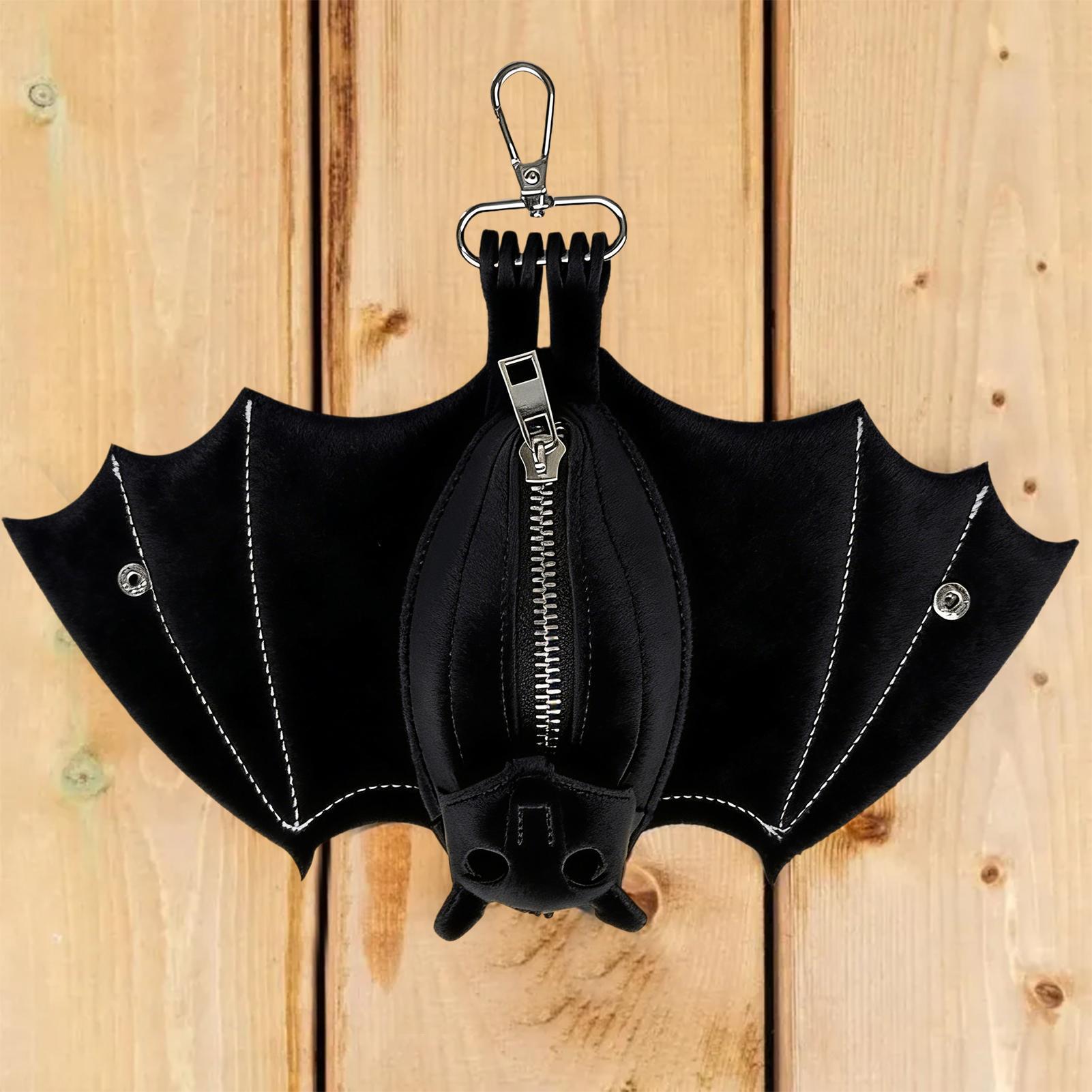 Coin Purse PU Leather Bat Goth - đánh giá và giá Leatherwork Workshop