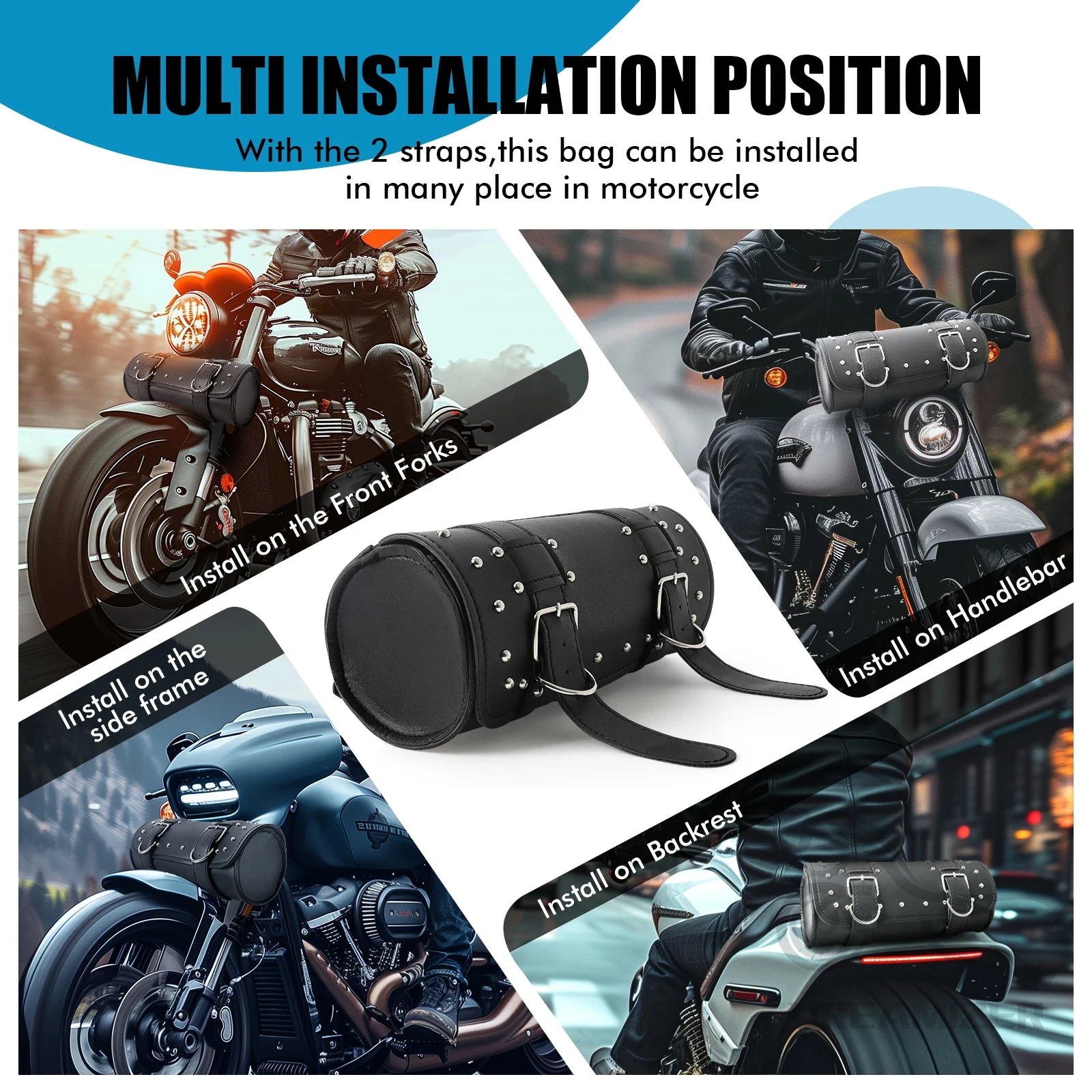 Motorcycle Front Fork Tool Tai - đánh giá và giá Leather Work Bag