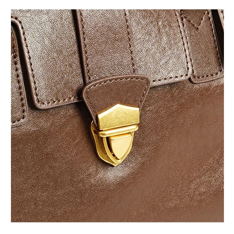 Women's Leather Briefcase: Cro - đánh giá và giá Leather Work Japan