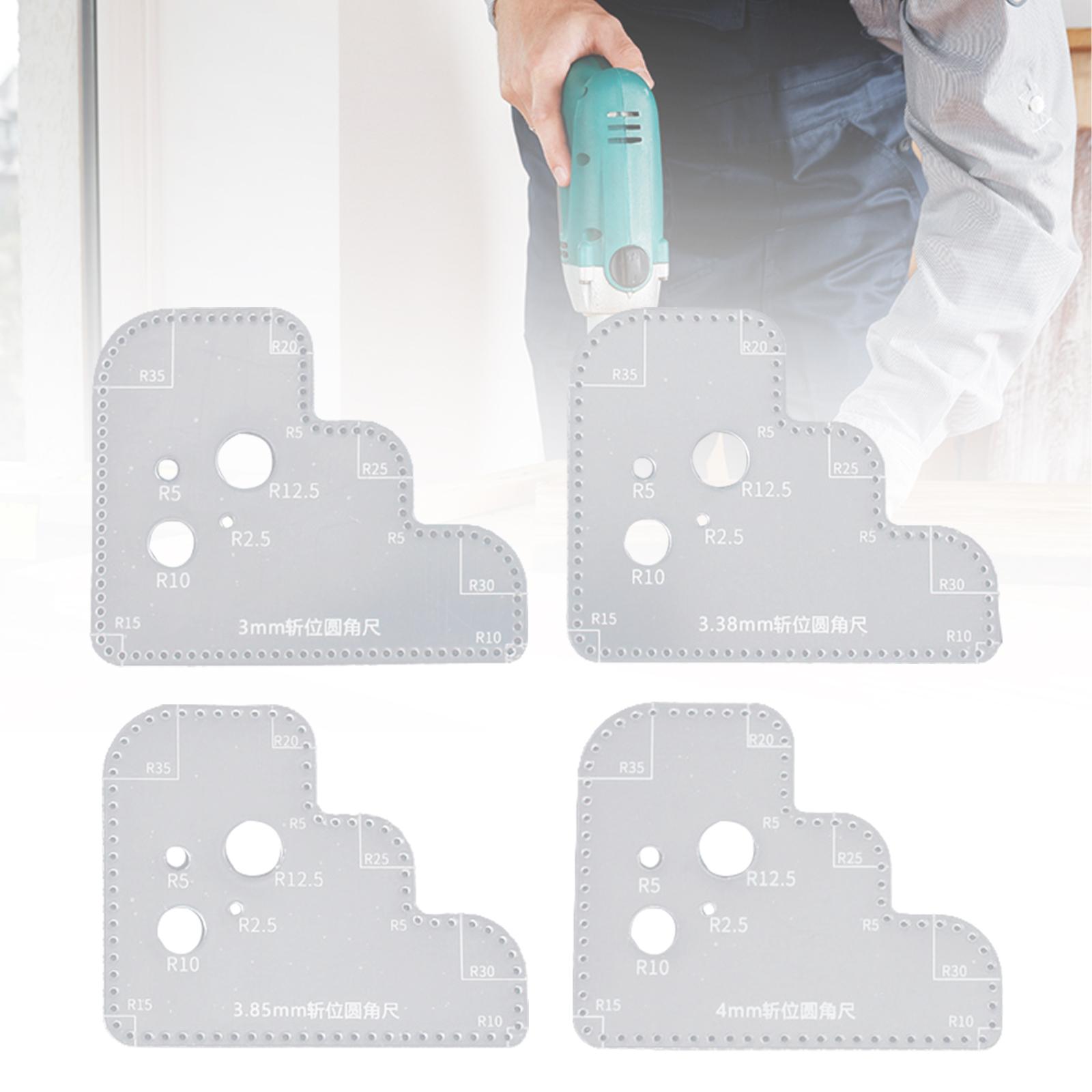 Clear Acrylic Circle Template  - đánh giá và giá Leatherwork Templates