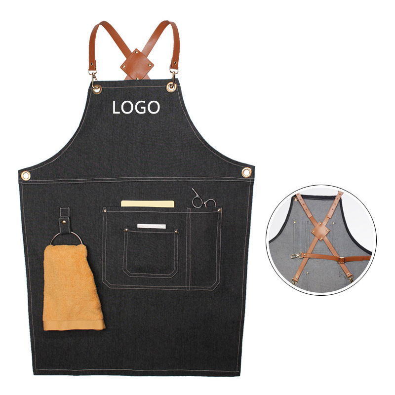 Floral PU Leather Straps Denim - đánh giá và giá Leatherwork Logo