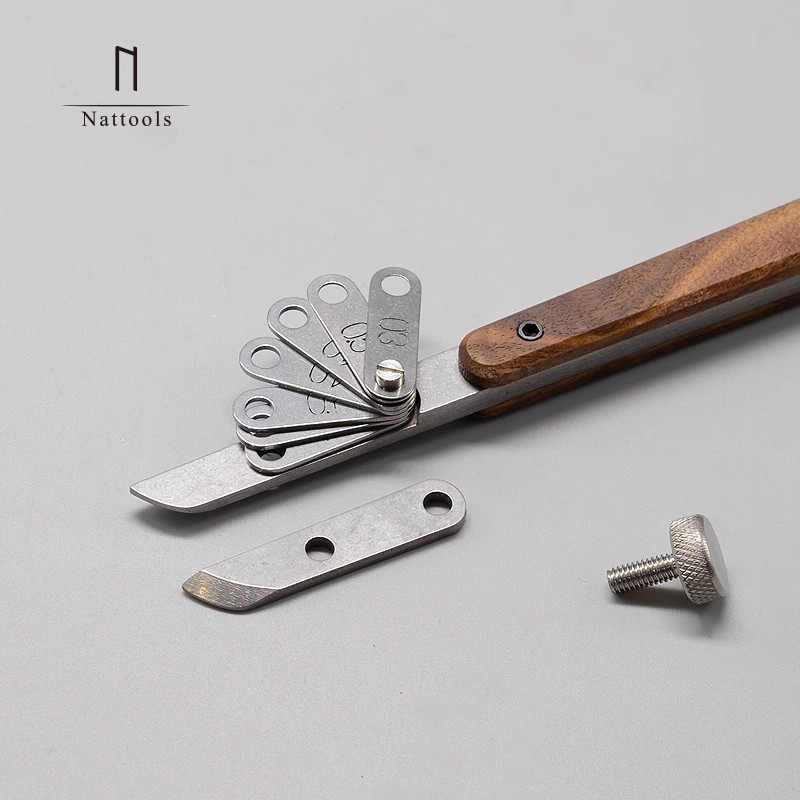 Nattools Adjustable Leather Ed - đánh giá và giá Leatherwork Edge Creaser