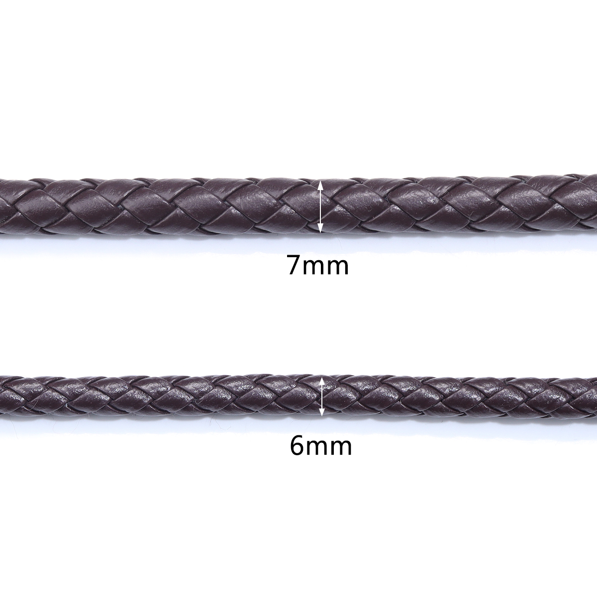 5 Yards/lot 6/7mm Braided Leat - đánh giá và giá Leatherwork Beginner