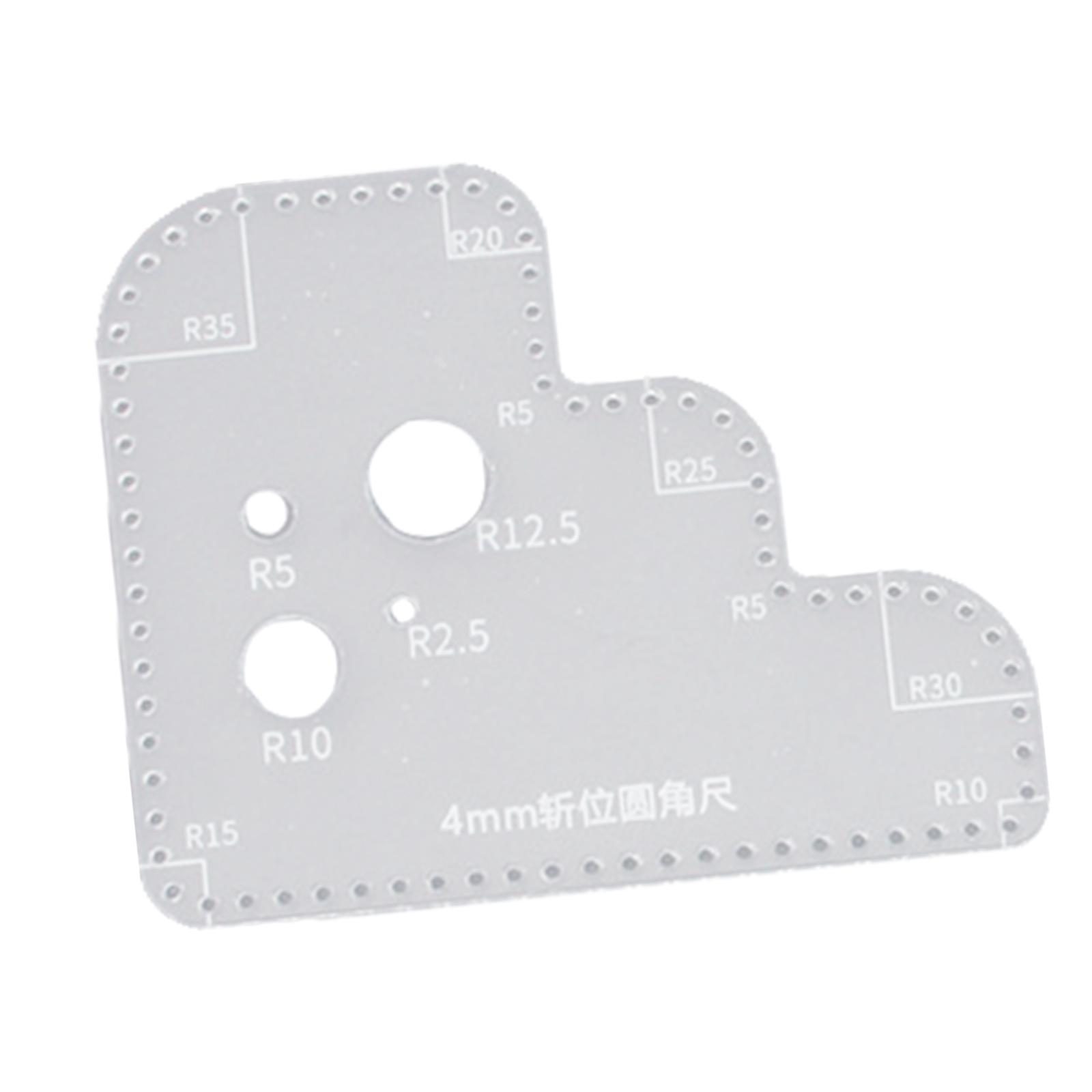 Acrylic Template for Leather C - đánh giá và giá Leatherwork Templates