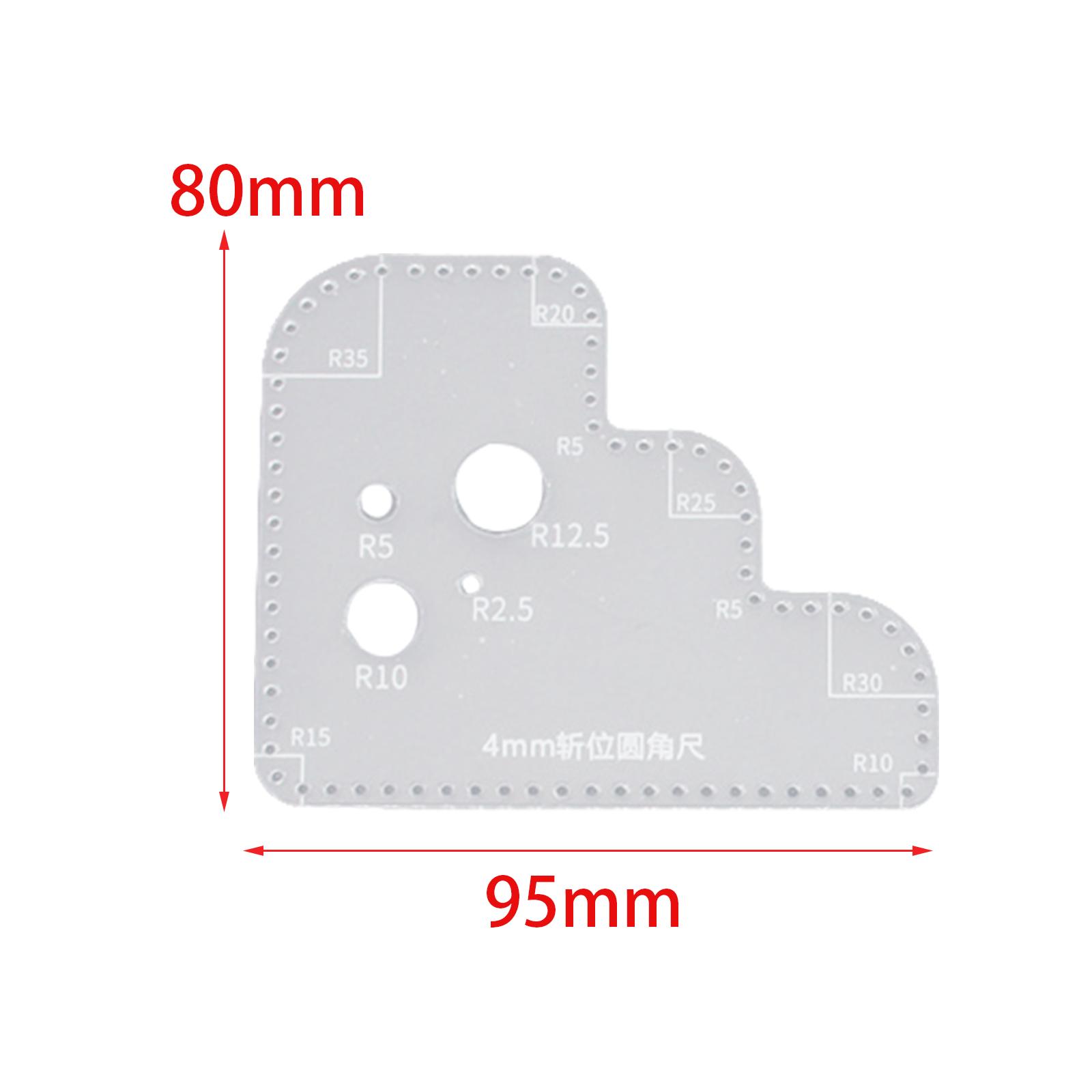 Circle Template Clear Acrylic  - đánh giá và giá Leatherwork Templates