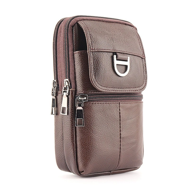 Men's Leather Waist Bag - Larg - đánh giá và giá Leather Work Bag